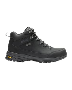 Regatta Mens Burrell Leather Walking Boots (Black)