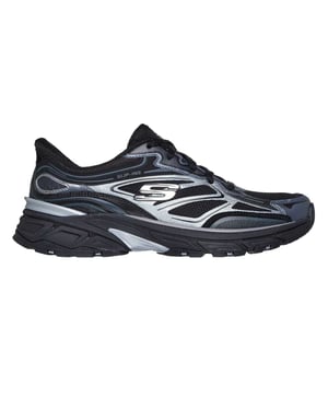 Skechers Metallic instapschoenen voor dames (Zwart)