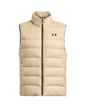 Men's Under Armour Armour Legend Down Vest Gilet in Brown