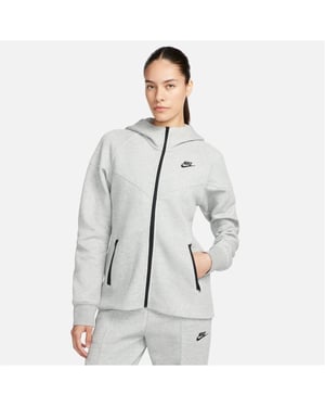 Women's Nike Tech Fleece Windrunner Womens in Grey