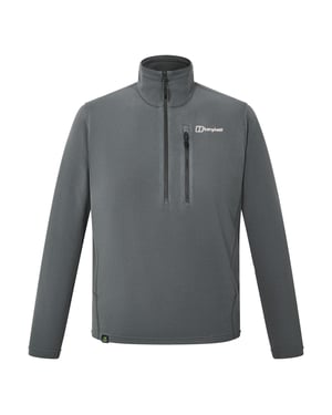 Men's Berghaus Prism Micro Half Zip Fleece in CAVERN
