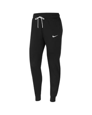 Women's Nike Solid Patterned Tapered Slim Running Pants in Black