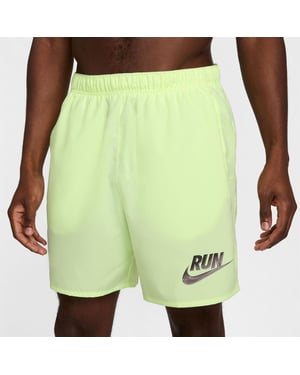 Men's Nike Run Energy Athletic Running Shorts in Barely Volt/Bar