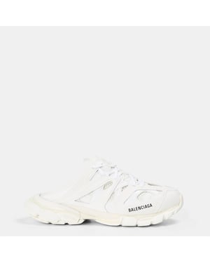 Men's Balenciaga Trainer Mules in White