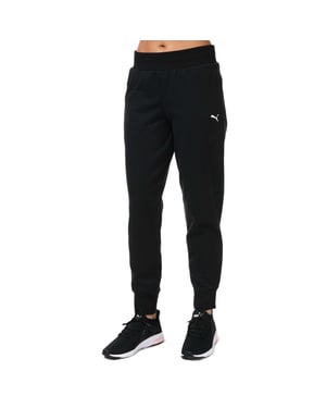 Women's Puma Essentials Sweatpants in Black