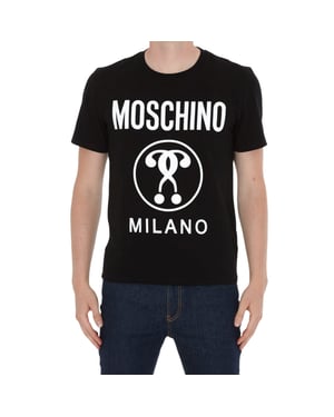 Moschino Dames/Dames Logo T-Shirt (Zwart)