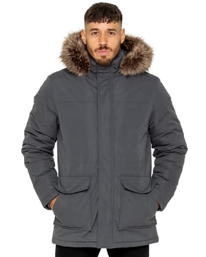 Kruze | Mens Padded Parka Jacket