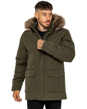 Kruze | Mens Padded Parka Jacket