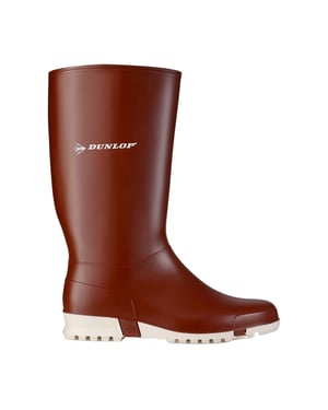 Dunlop Childrens/Kids Sports Wellington Boots (Burgundy/White)