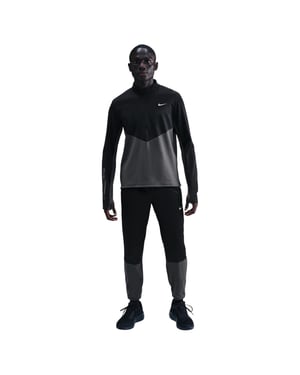 Nike Pacer Dri-FIT-tröja med kort dragkedja för herr (Antracit)