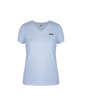 Slazenger Dames/Dames T-Shirt (Lichtblauw/Zwart)