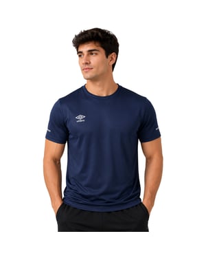 Umbro Sportief T-shirt met ronde hals voor heren (Donkere marine)