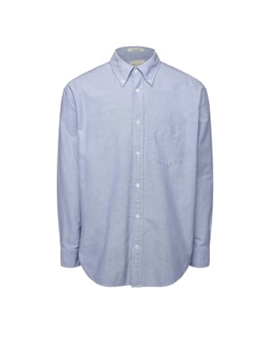 Gant Heren Oxford Relaxed Fit Overhemd (Blauw)