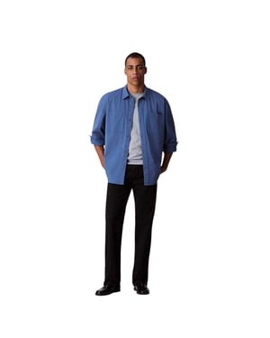 Calvin Klein Heren Chambray Overhemd (Blauw)