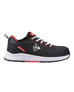 Dunlop Mens T-Max Logo Safety Shoes (Black/Red)