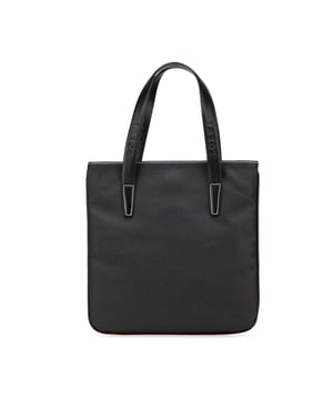 Anagram Embossed Leather Tote