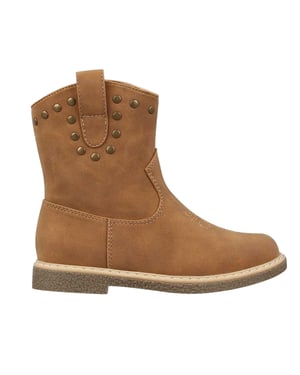 Miso Jolene leren cowboylaarzen voor meisjes (Tan)