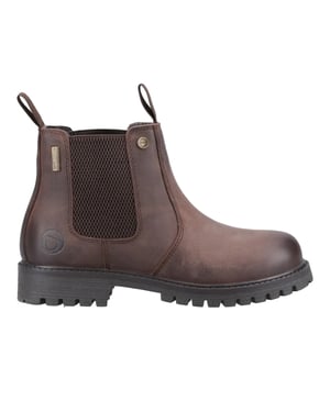 Cotswold Childrens/Kids Aston Full Grain Leather Pull Up Dealer Boots (Brown)