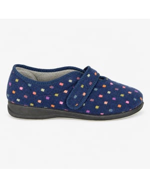 Sleepers Mary Womens Full Slippers Navy