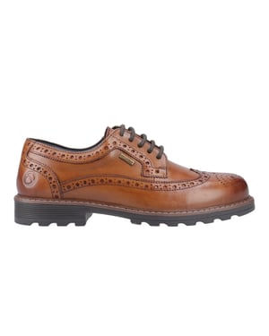 Cotswold Heren Ramsden Leer Brogues (Tan)