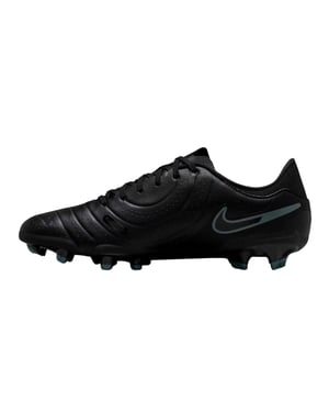 Nike Unisex voetbalschoenen voor volwassenen: Tiempo Legend 10, van leer, voor harde ondergrond (Zwart, Groen)
