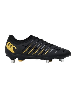 Canterbury Phoenix 2.0 rugby schoenen voor heren, voor zachte ondergrond (Zwart)