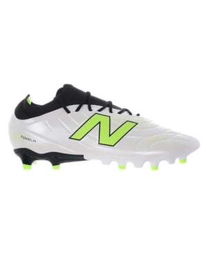 New Balance Tekela Academy voetbalschoenen voor heren, voor harde ondergrond (Wit, Groen)