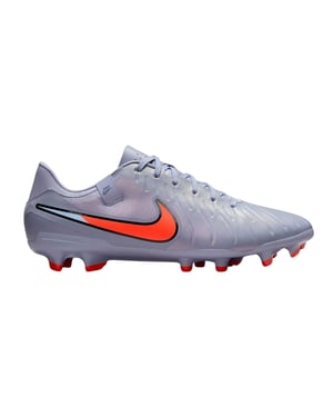 Nike Unisex voetbalschoenen voor volwassenen: Tiempo Legend 10, van leer, voor harde ondergrond (Blauw/Zwart)