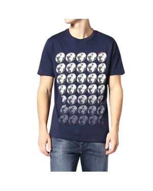 DIESEL T JOE SC Mens T Shirt Crew Neck Regular Slim Fit Casual Summer Cotton Tee
