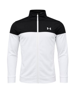 Under Armour Sportstyle Pique Mens White Track Jacket