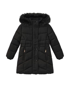 Firetrap Gewatteerd jassen voor meisjes (Zwart)