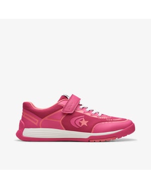 CICA Star Flex Youth Pink Combination Synthetic Trainers