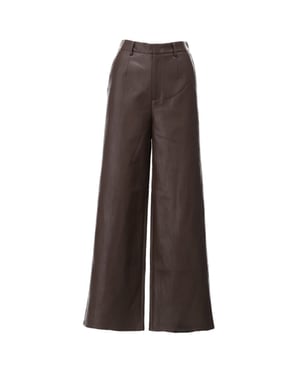 K-Design Broek d758l-chocolate brown