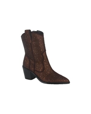La Strada 2303493-2220 dk brown dames enkellaarzen gekleed