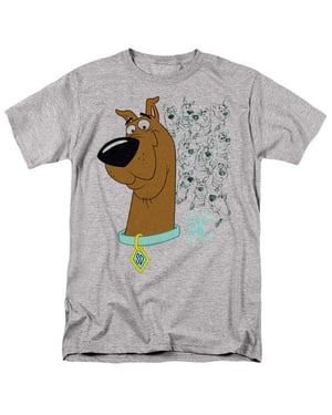 Scooby Doo Unisex T-shirt voor volwassenen: Evolution (Atletische Heide)