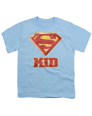 Superman Super Kid T-shirt voor kinderen (Lichtblauw)