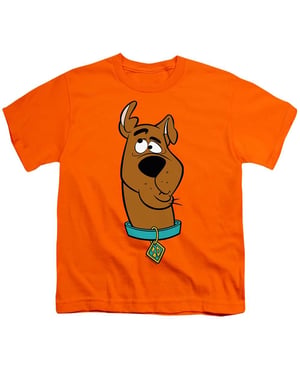 Scooby Doo T-shirt met grappige gezichten voor kinderen (Oranje)