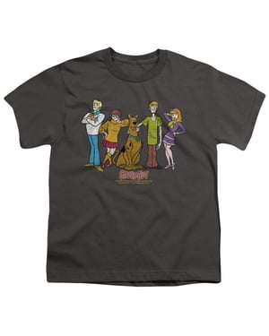 Scooby Doo T-shirt met ‘Children’s/Kids Gang’-opdruk (Houtskool)