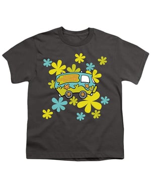 Scooby Doo Kinderen/Kinderen De Mysteriemachine T-shirt (Houtskool)