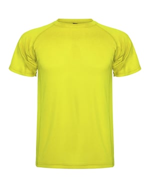 Roly Kinderen/Kinderen Montecarlo Sport T-shirt (Fluro Geel)