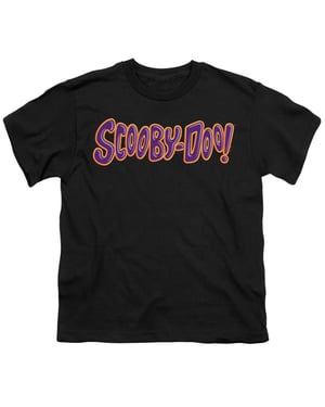 Scooby Doo Kinderen/Kinderen Logo T-shirt (Zwart)