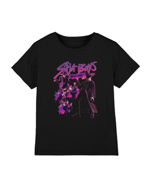 K-Pop Demon Hunters Kinderen Saja Jongens T-Shirt (Zwart)