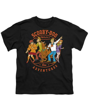 Scooby Doo T-shirt ‘Children’s/Kids Adventures’ (Zwart)