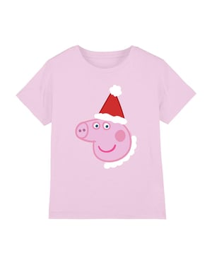 Peppa Pig Kinderen/Kinderen Kerstmuts T-shirt (Roze)