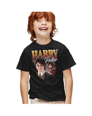 Harry Potter Kinderen/Kids: T-shirt met ‘The G.O.A.T.’-opdruk (Zwart)