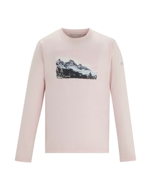 Regatta Childrens/Kids Alvarado Scenery Long-Sleeved Winter T-Shirt (Pink Haze)