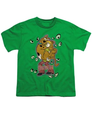 Scooby Doo T-shirt met de tekst ‘Kinderen worden in de gaten gehouden’ (Kelly Groen)