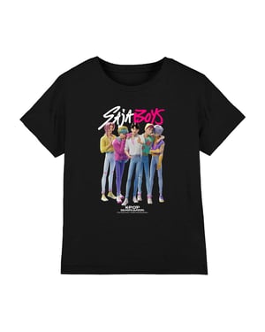K-Pop Demon Hunters Kinderen Saja Jongens T-Shirt (Zwart)
