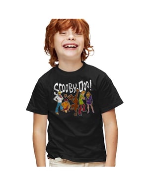 Scooby Doo T-shirt met ‘Children’s/Kids Gang’-opdruk (Zwart)