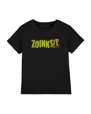 Scooby Doo Zoinks T-shirt voor kinderen (Zwart)